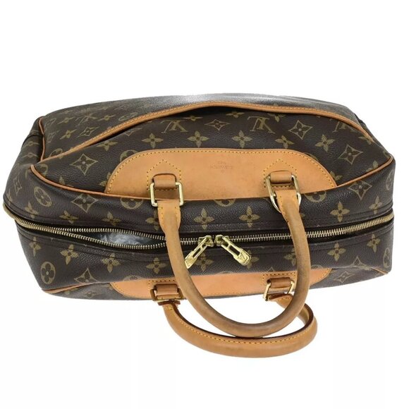 AUTHENTICITY GUARANTEED LOUIS VUITTON LV Logo Deauville Hand Bag Monogram - Picture 5 of 15